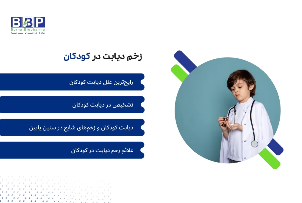 دیابت کودکان و زخم‌های دیابتی؛ علائم، روش‌های پیشگیری و درمان زخم دیابت در کودکان به زبان ساده و علمی